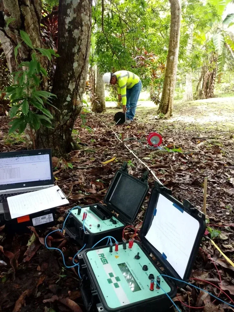 Résistivité électrique / SEV à Charleville-Mézières : investigation géophysique en milieu karstique et alluvial